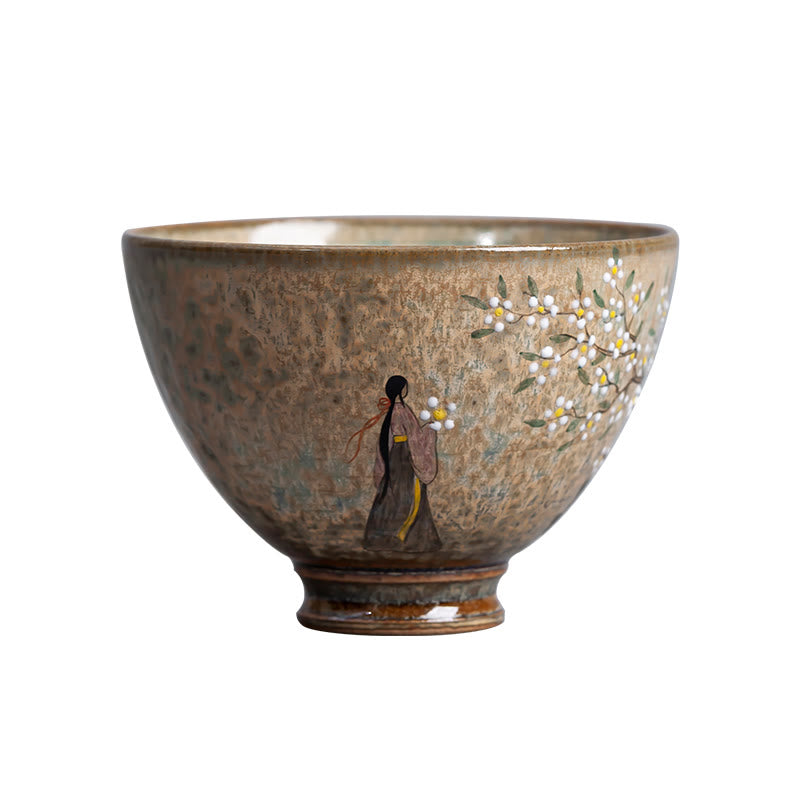 Ru Kiln Jingdezhen Ceramic Zen Decor Teacup 100ml