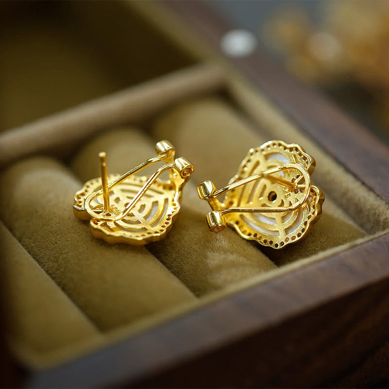 925 Sterling Silver Spiritual Necklace Set with Tridacna Red Agate Lazurite