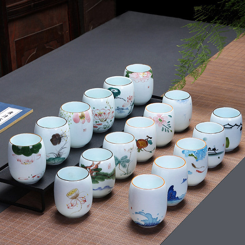 Ceramic Spiritual Teacup 180ml for Zen Meditation Rituals