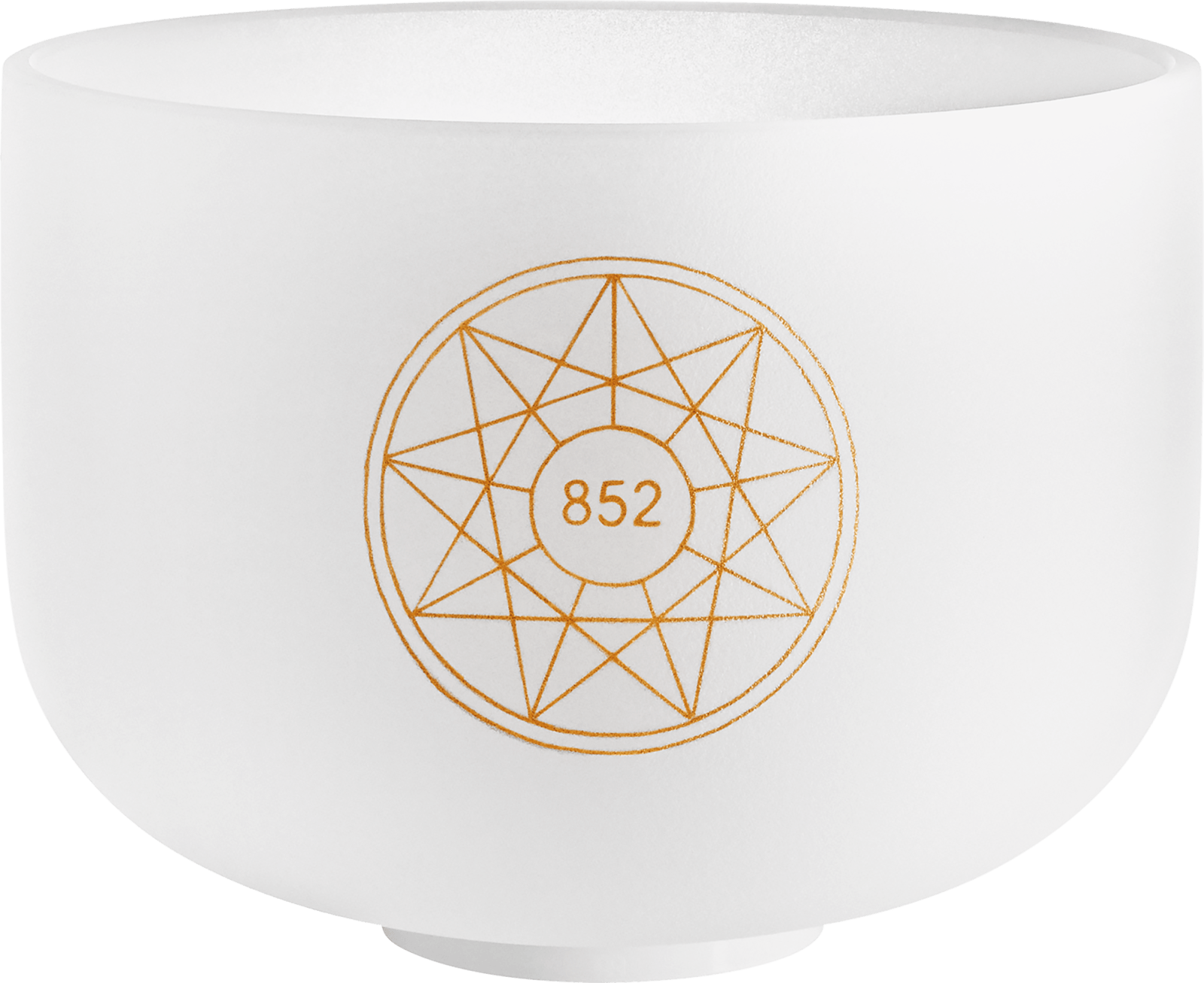 852 Hz Solfeggio 10" Crystal Singing Bowl (La) - Higher Consciousness