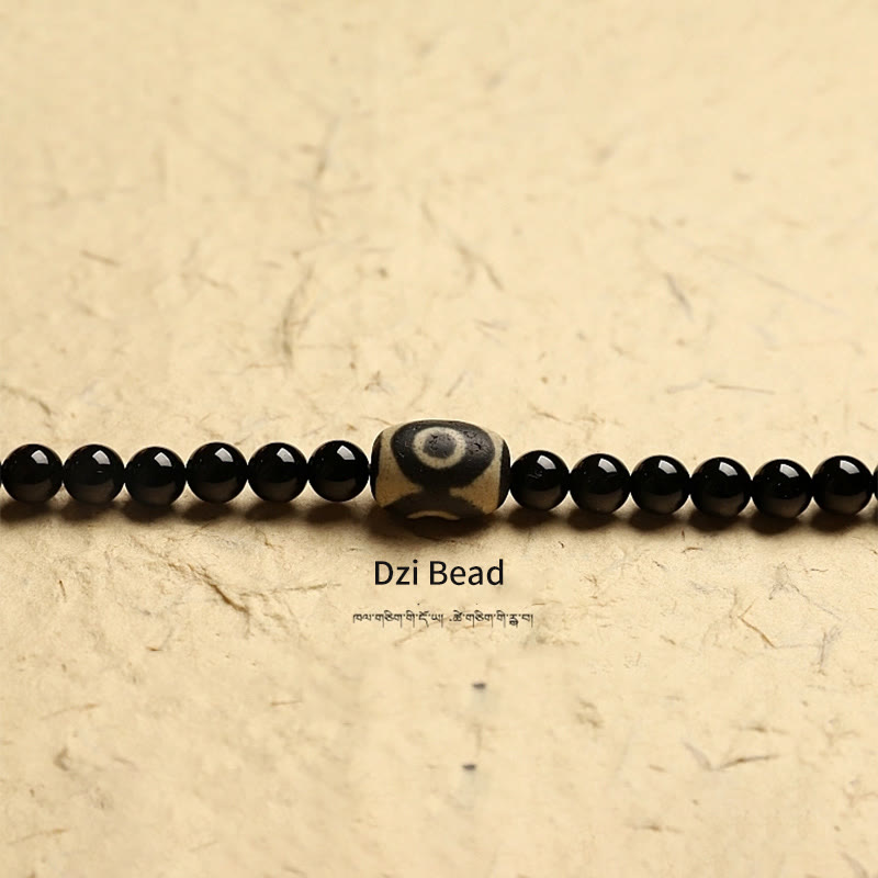 108 Beads Black Onyx Protection Gemstone Mala Bracelet