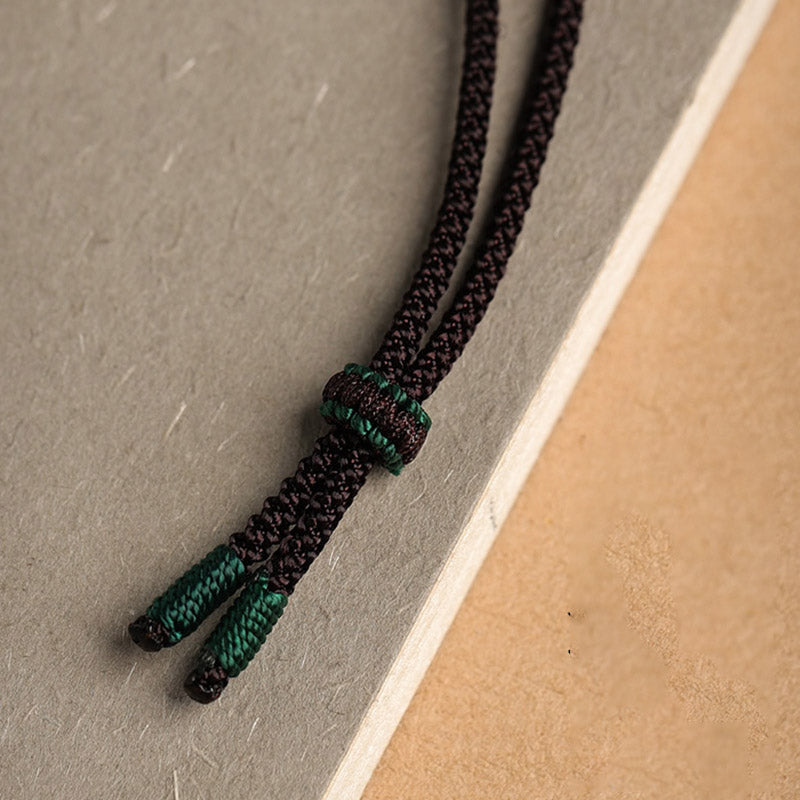 Chinese Zodiac Agarwood PiXiu Dragon Peace Necklace Pendant