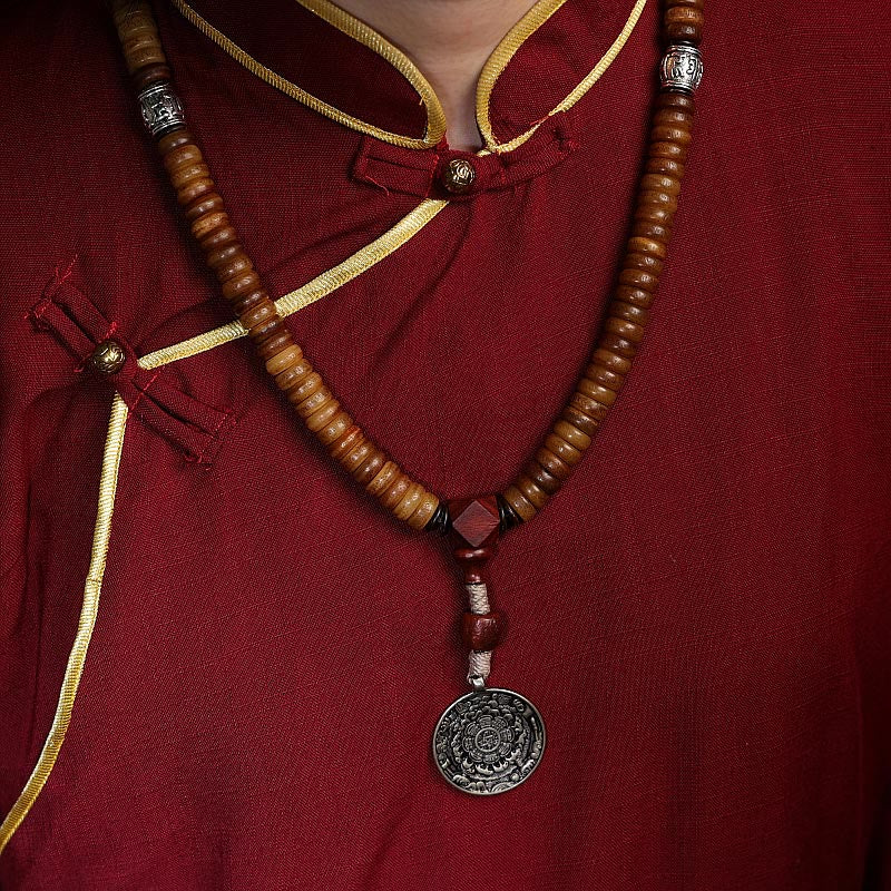 Pixiu Bracelet in Yak Bone for Spiritual Balance & Protection