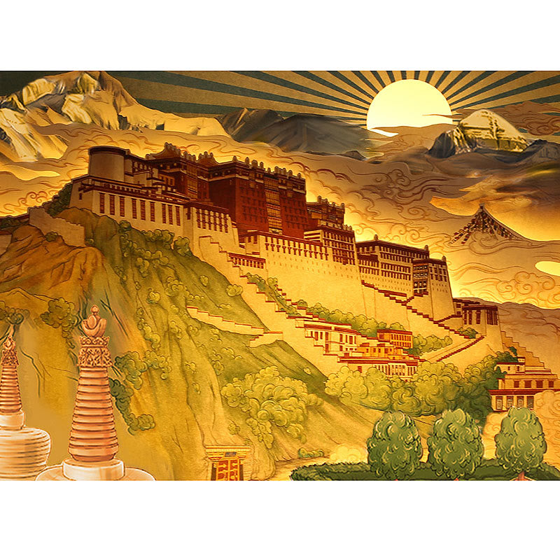 Potala Palace Paper LED Zen Decor Lamp