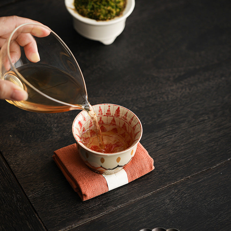 Ceramic Chinese Tea Cup 100ml Dunhuang Thousand Buddhas