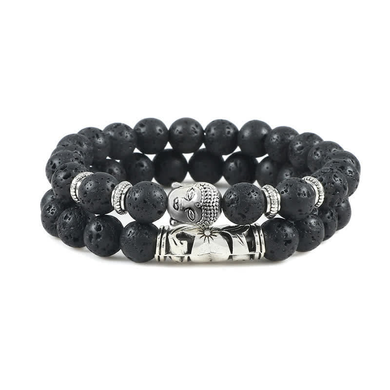 Unisex Tiger Eye & Red Turquoise Protection Bracelet Set