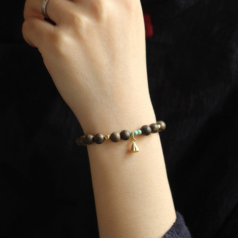 Agarwood Lotus Strength Bracelet for Balance & Calm