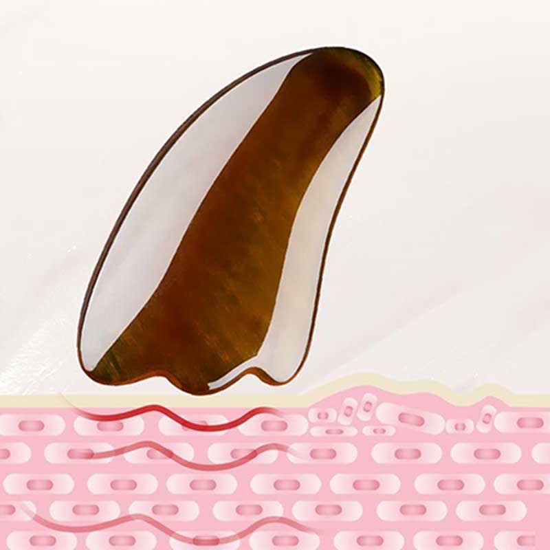 Resin Gua Sha Whole Body Massage Tool Set for Facial Care