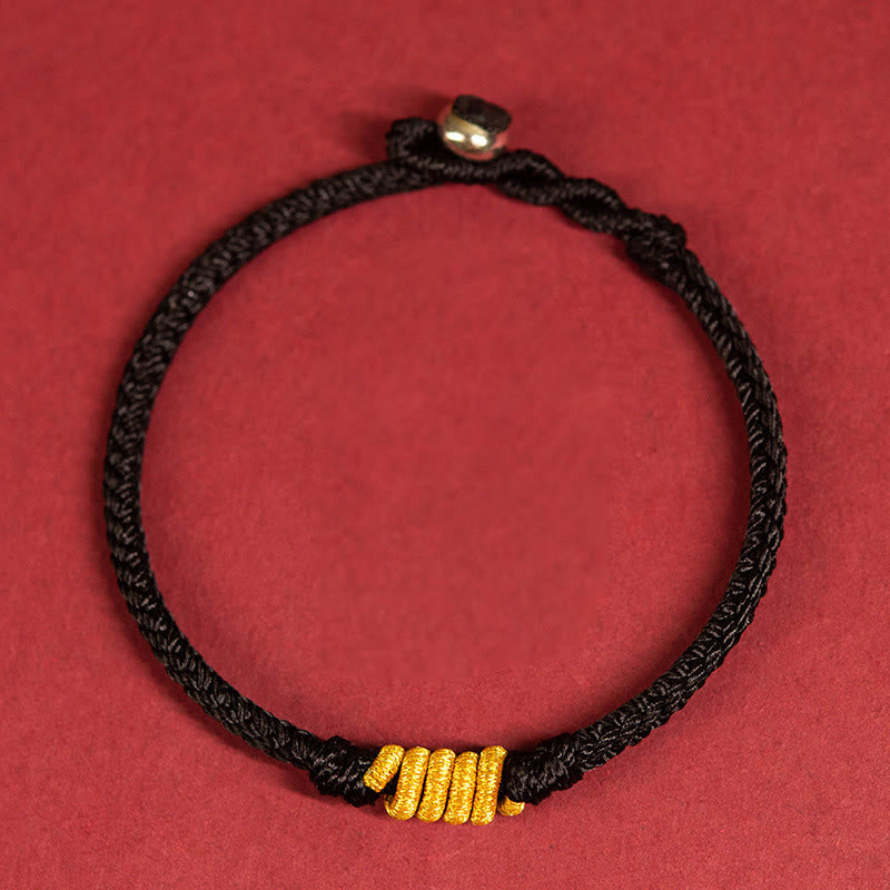 Red String Protection Bracelet with King Kong Knot for Luck