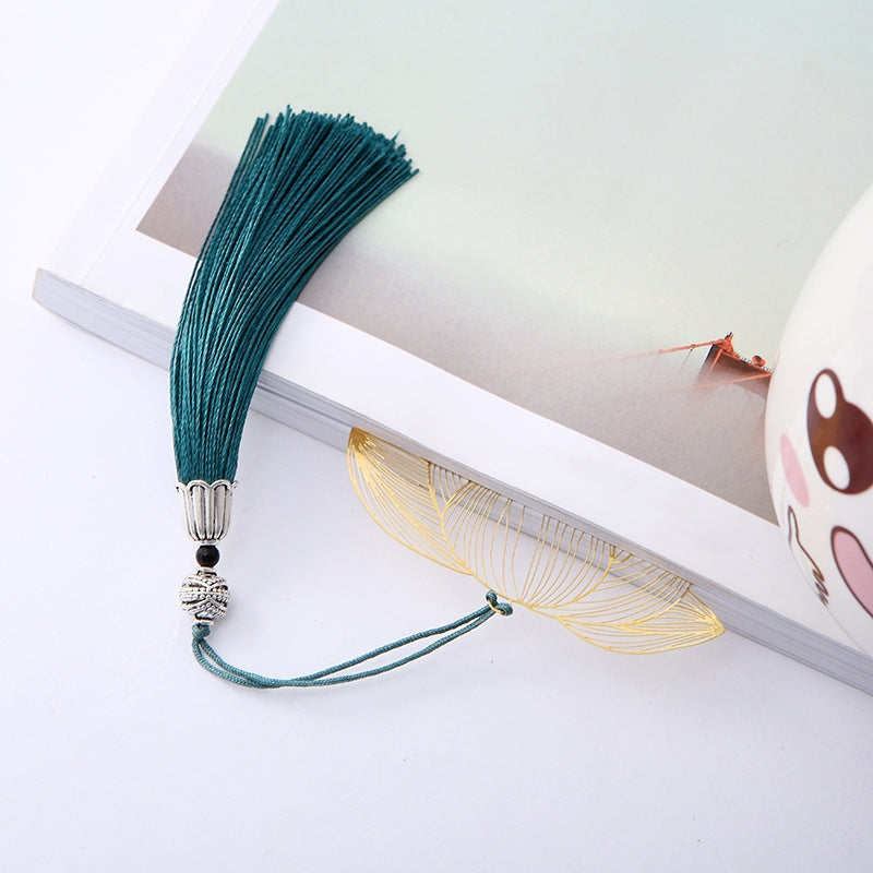 Lotus Flower Brass Hollow Bookmark | New Beginnings