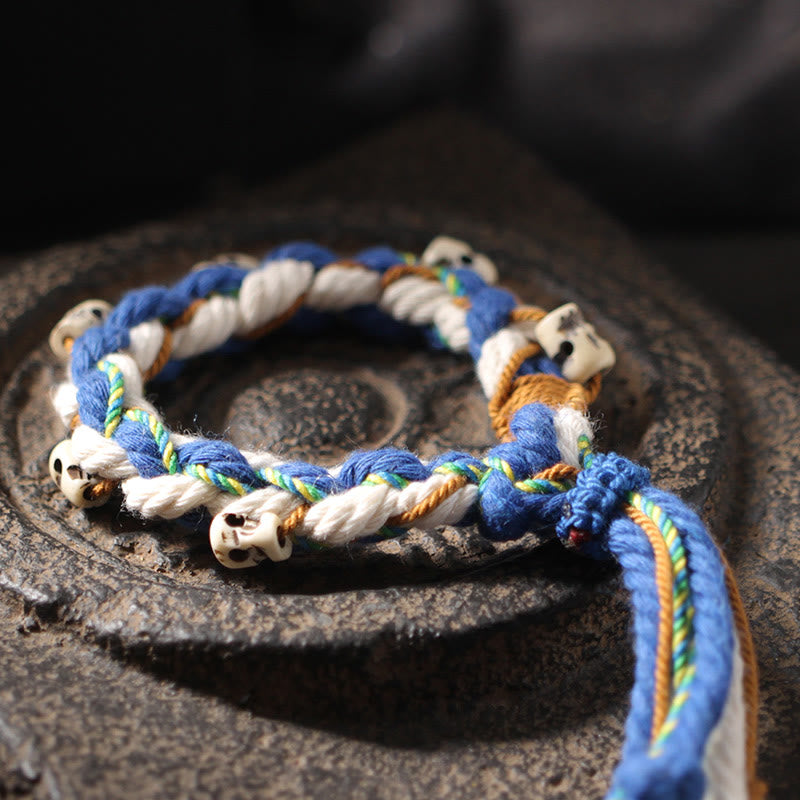 Zakiram Wealth Goddess Red String Bracelet Handcrafted