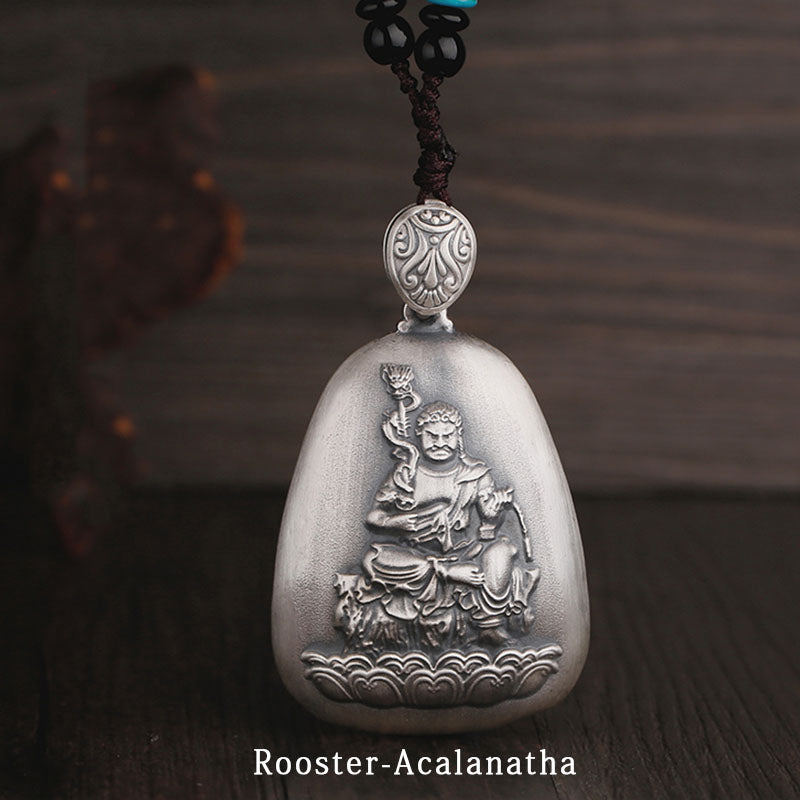 Silver Chinese Zodiac Pendant | Spiritual Protection