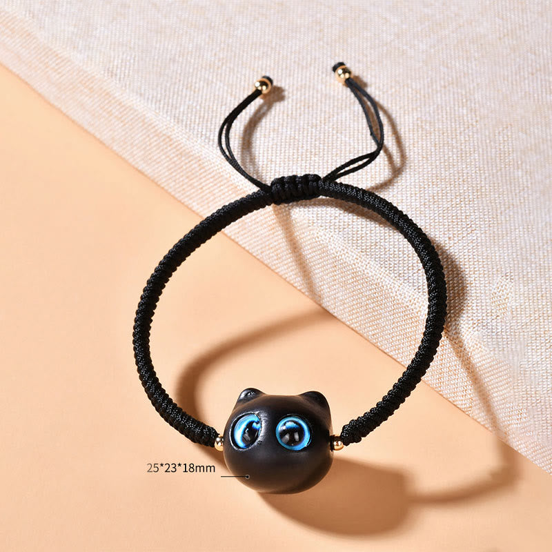 Ebony Wood King Kong Knot Bracelet for Peace and Protection