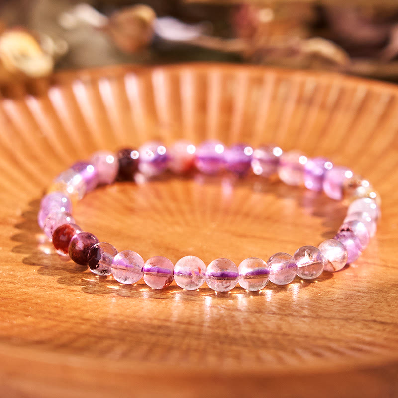 8mm Amethyst Healing Bracelet for Emotional Balance