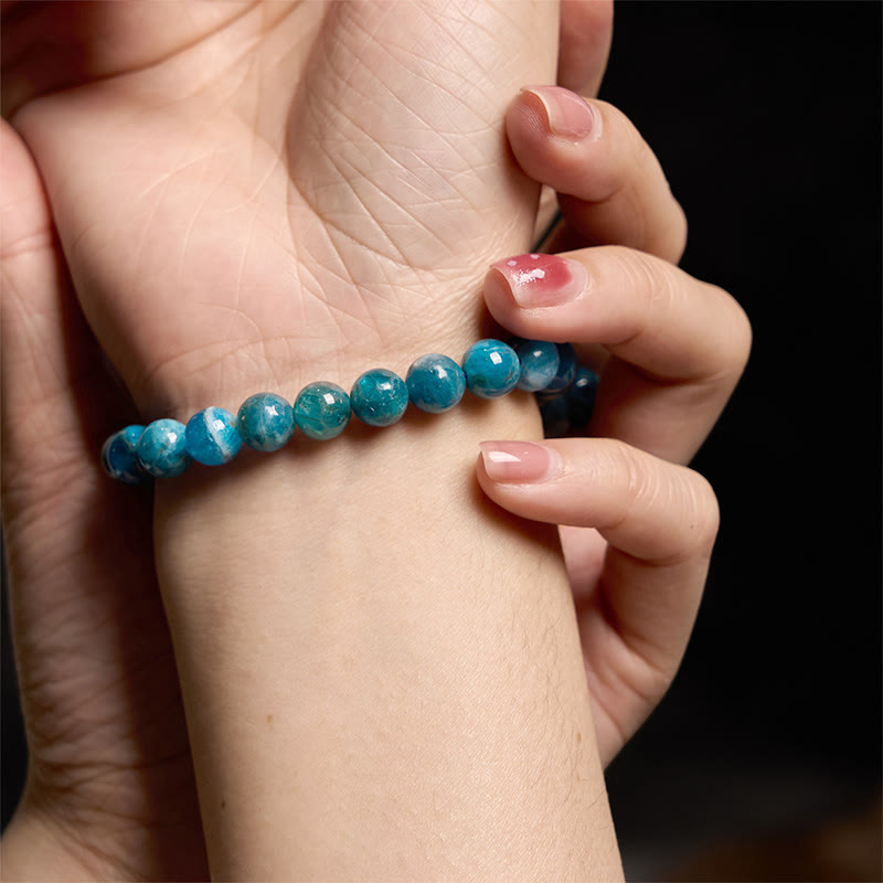 8mm Apatite Manifestation Healing Bracelet