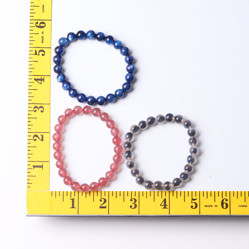 8mm Crystal Healing Bead Bracelet for Spiritual Protection