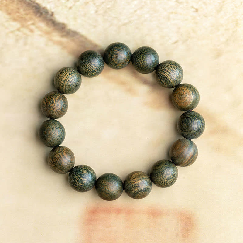 8mm Green Sandalwood Soothing Peace Bracelet
