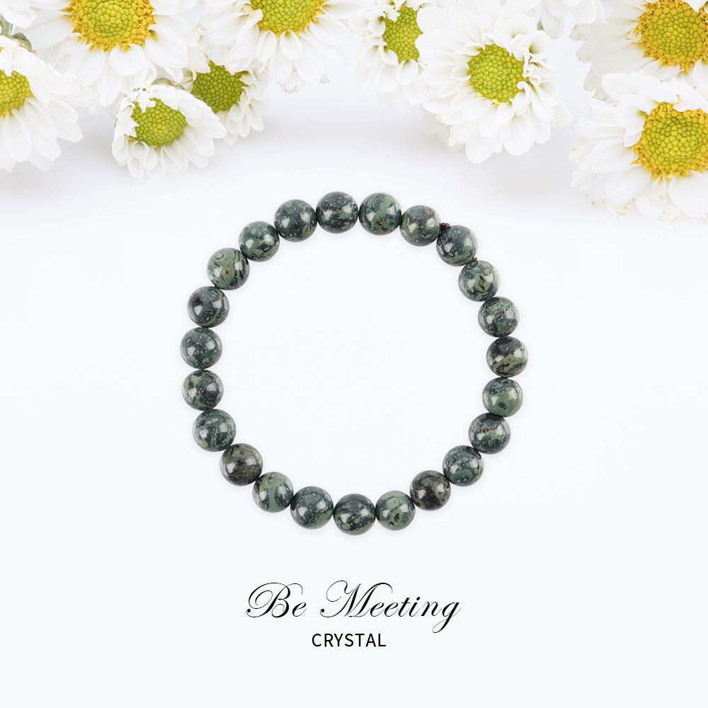 8mm Kambaba Agate Healing Bracelet for Emotional Balance