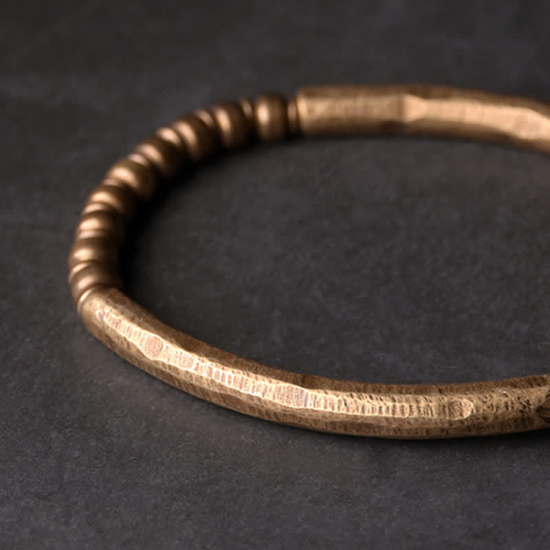 8mm Lava Rock Copper Spiritual Balance Bracelet