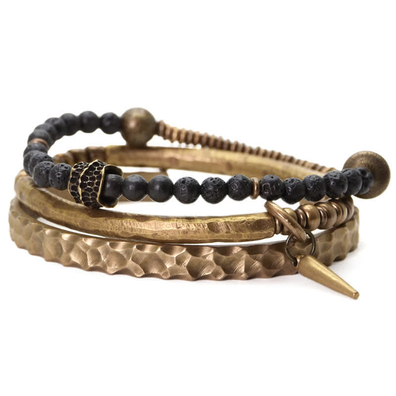 8mm Lava Rock Copper Spiritual Balance Bracelet
