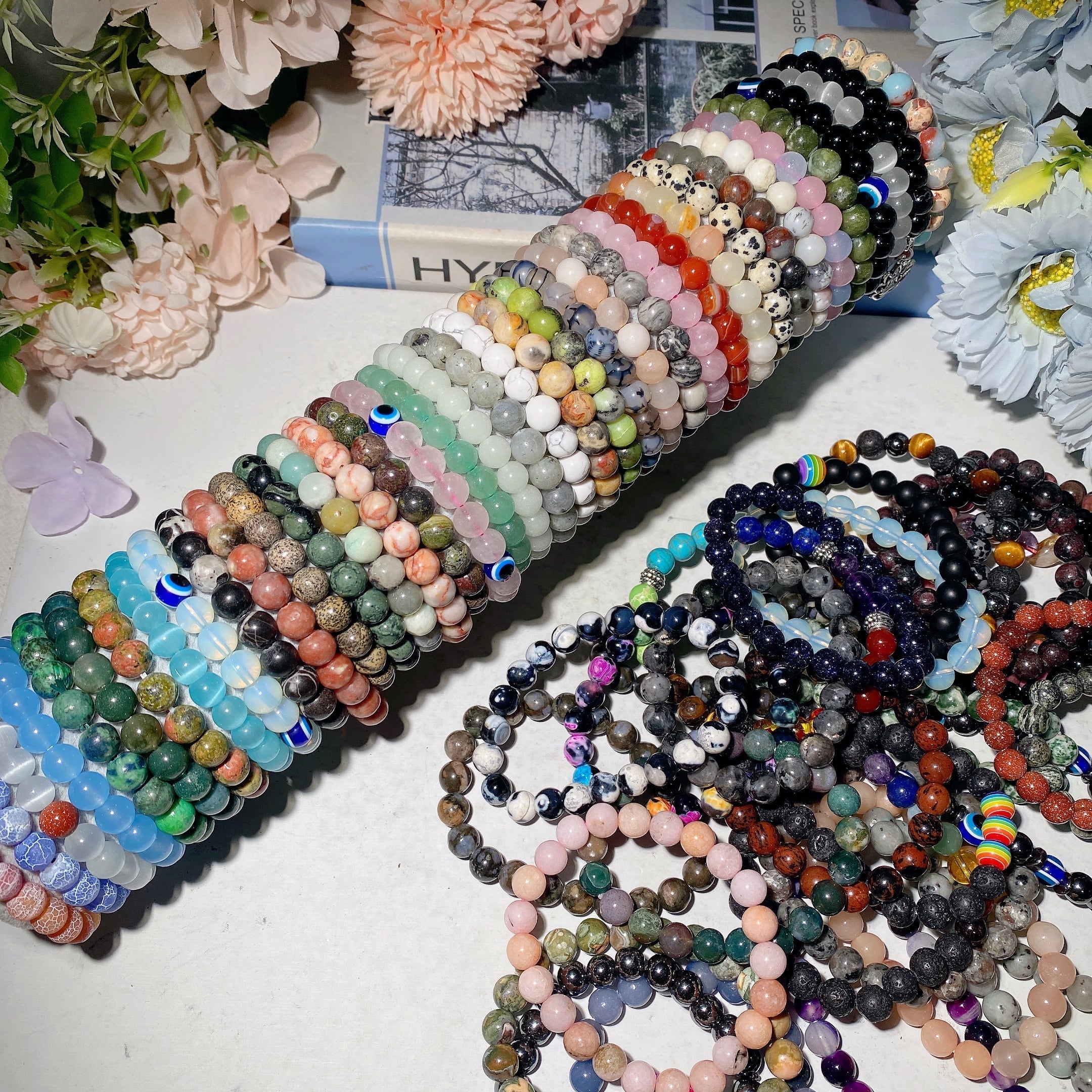 8mm Mixed Crystal Healing Spiritual Bracelet