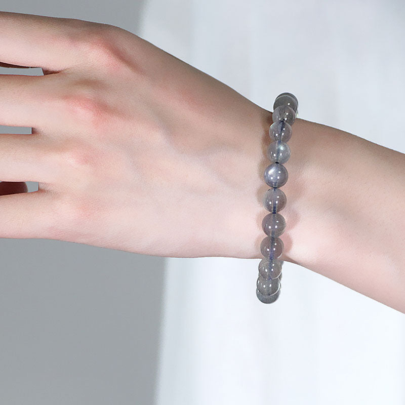 8mm Moonstone Bracelet for Calm and Positive Energy