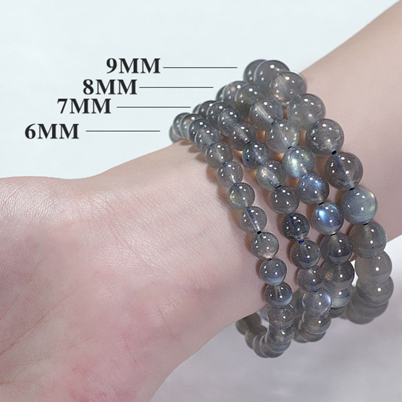 8mm Moonstone Bracelet for Calm and Positive Energy