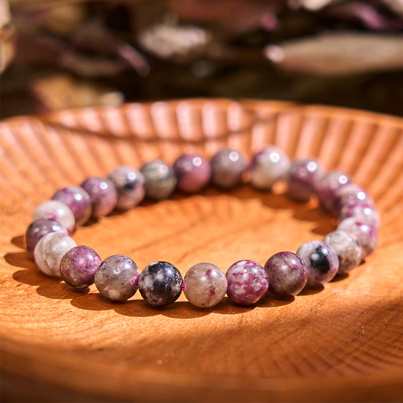 8mm Plum Blossom Tourmaline Balance Spiritual Bracelet