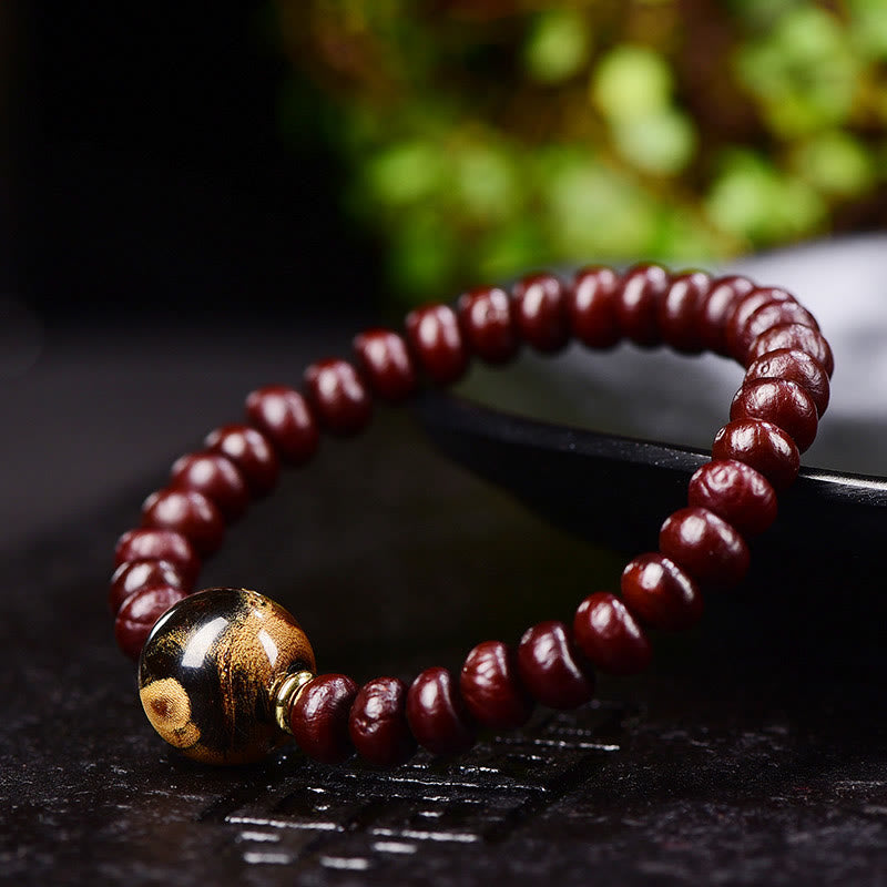 8mm Purple Bodhi Seed Harmony Spiritual Bracelet