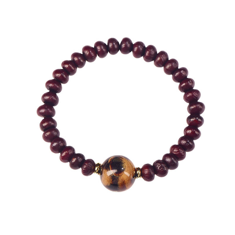 8mm Purple Bodhi Seed Harmony Spiritual Bracelet