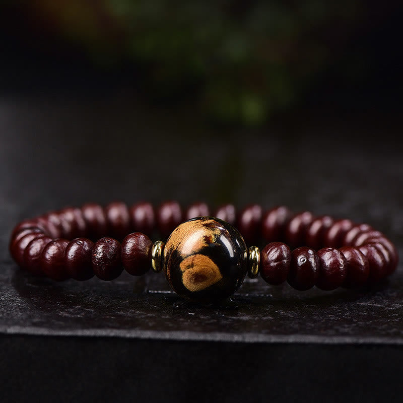8mm Purple Bodhi Seed Harmony Spiritual Bracelet
