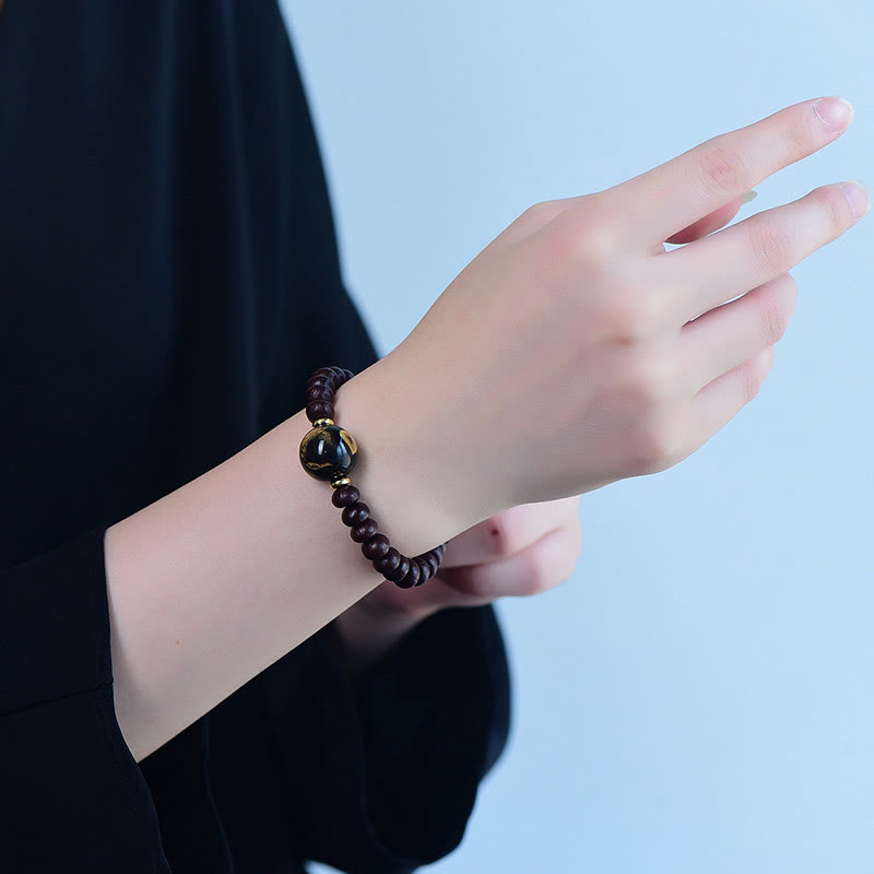 8mm Purple Bodhi Seed Harmony Spiritual Bracelet