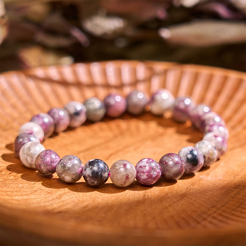 8mm Rainbow Tourmaline Positive Energy Bracelet