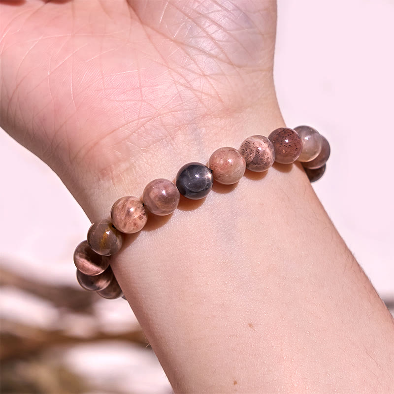 8mm Red Tiger Eye Bracelet for Creativity and Courage
