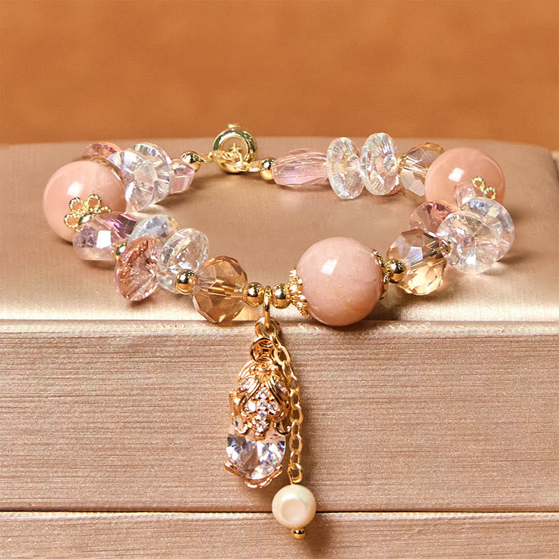 8mm Sun Stone Pixiu Wealth Bracelet for Positive Energy & Luck