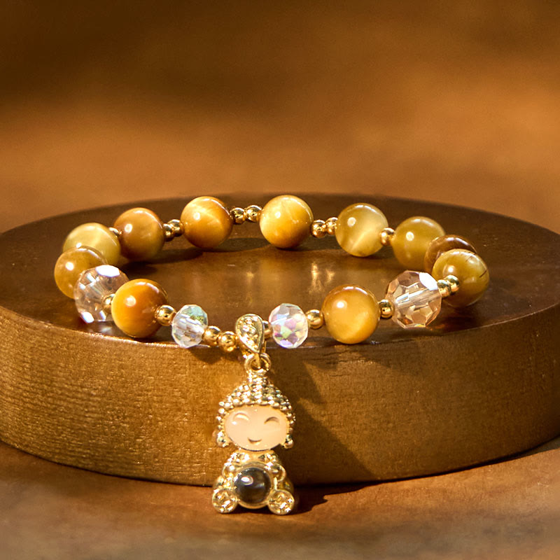 8mm Tiger Eye Meditation Protection Bracelet