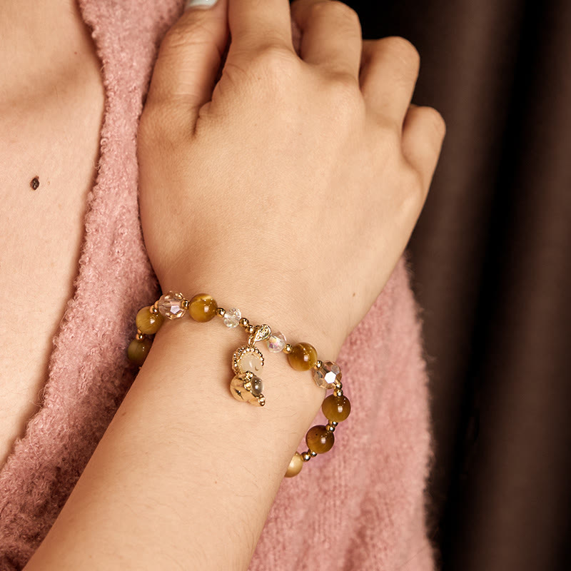 8mm Tiger Eye Meditation Protection Bracelet