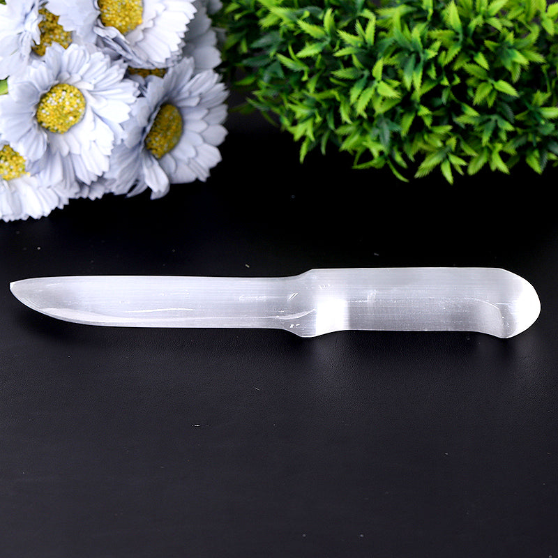 9-inch Selenite Dagger for Meditation & Spiritual Insight