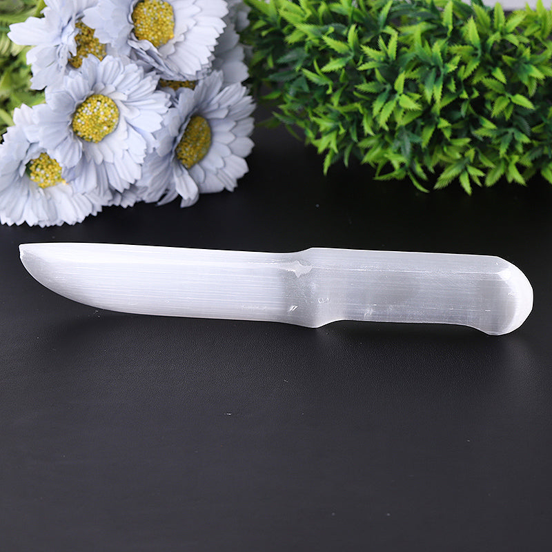 9-inch Selenite Dagger for Meditation & Spiritual Insight