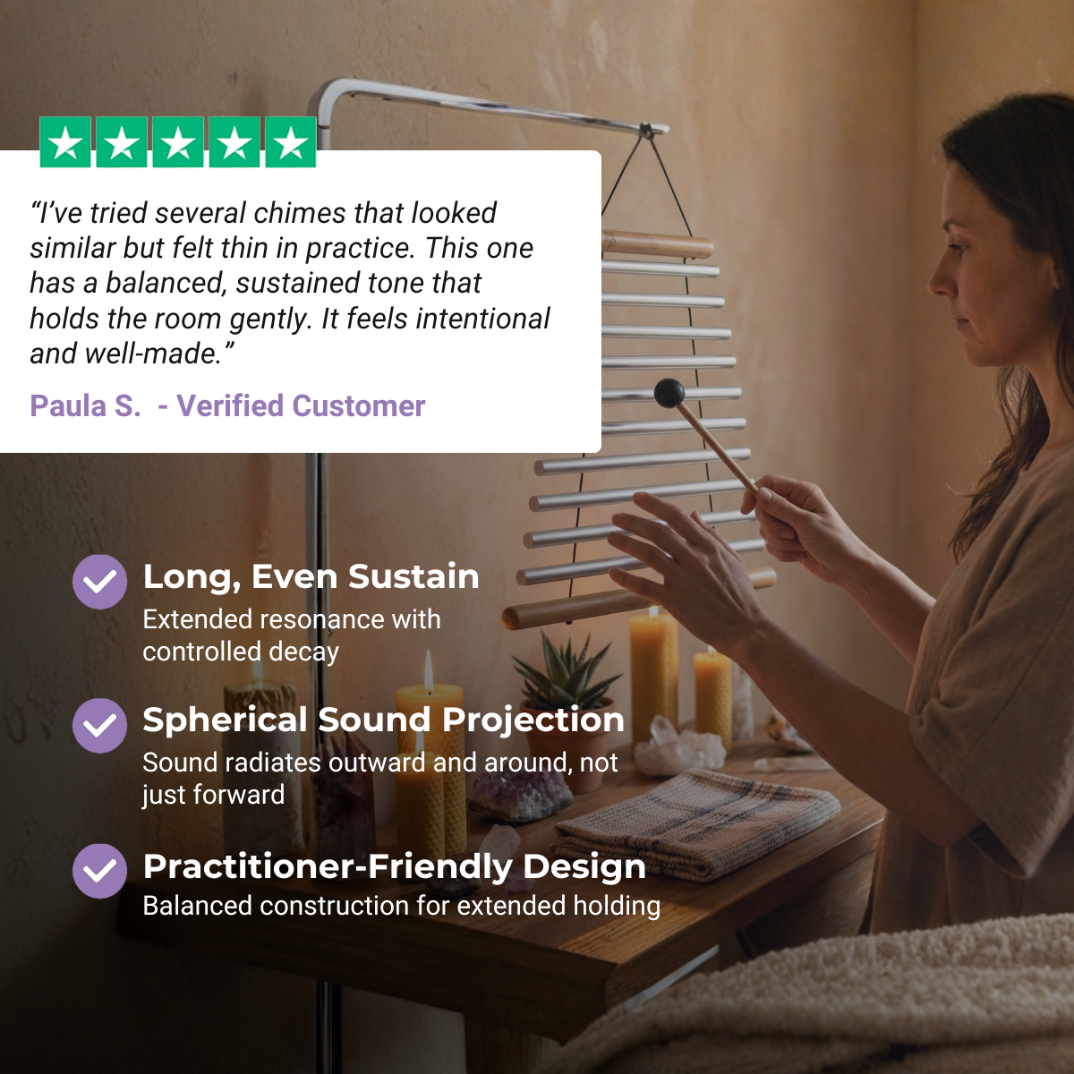 9 Notes Equilibrium Swinging Flow Chimes for Meditation