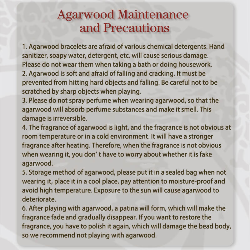 9 Points Sinking Agarwood Bracelet | Healing Sounds