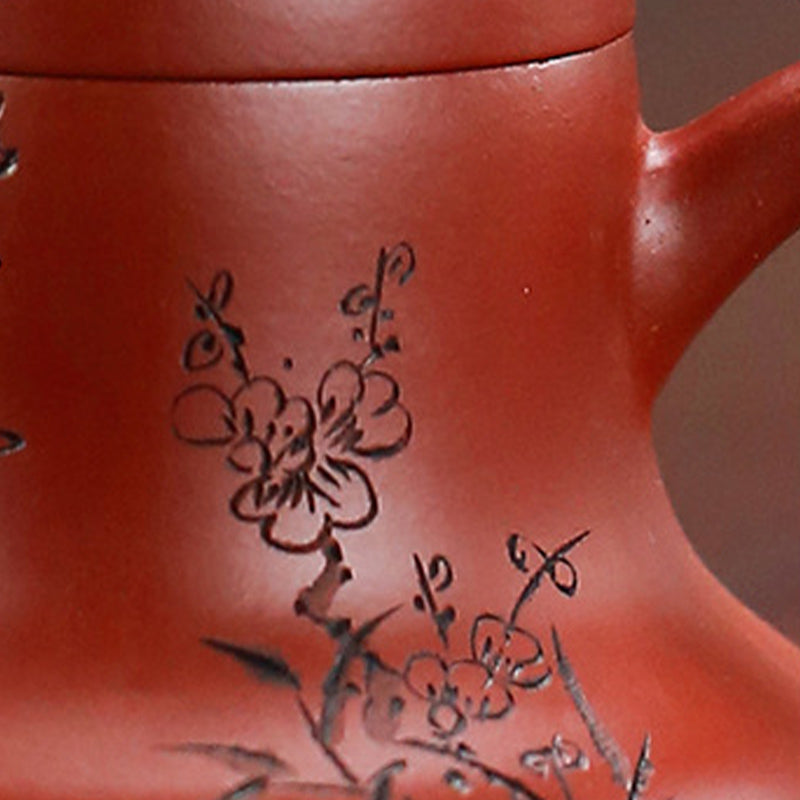 Vintage Purple Clay Kung Fu Teapot 130ml Zen Decor