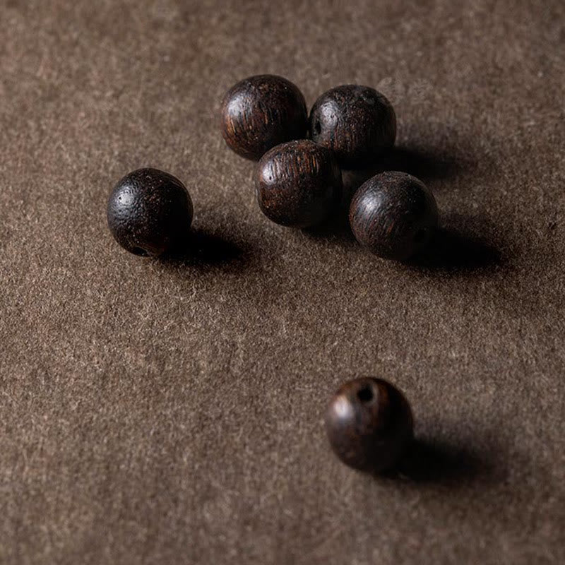 925 Silver Chinese Zodiac Bracelet with Agarwood & Strawberry Quartz