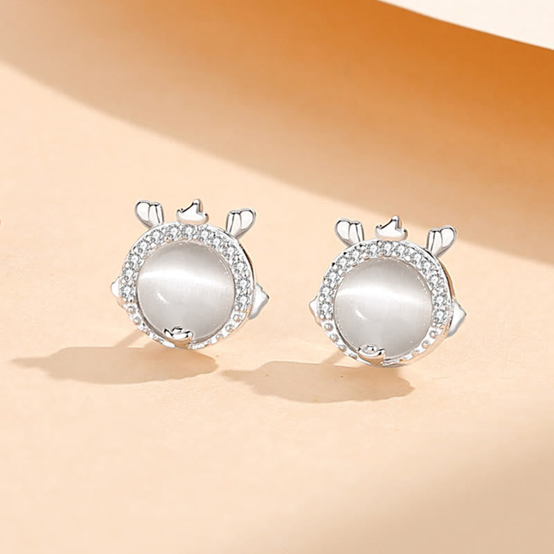 925 Sterling Silver Dragon Cat's Eye Protection Bracelet