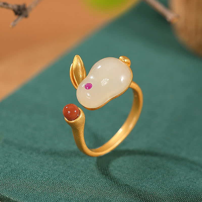 925 Sterling Silver Hetian Jade Luck Ring Earrings Necklace Pendant