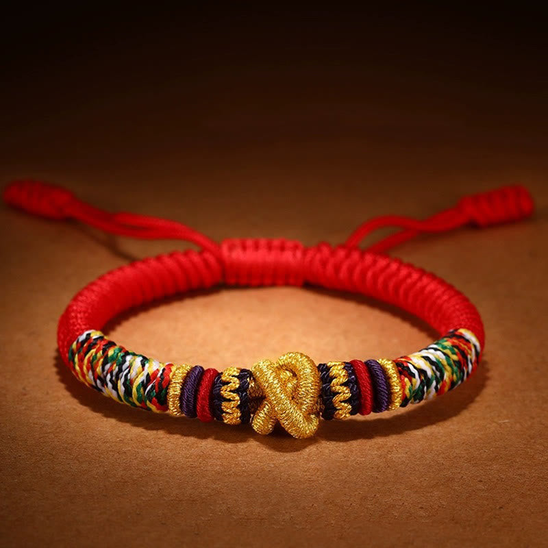 925 Sterling Silver Om Mani Padme Hum King Kong Knot Faith Bracelet