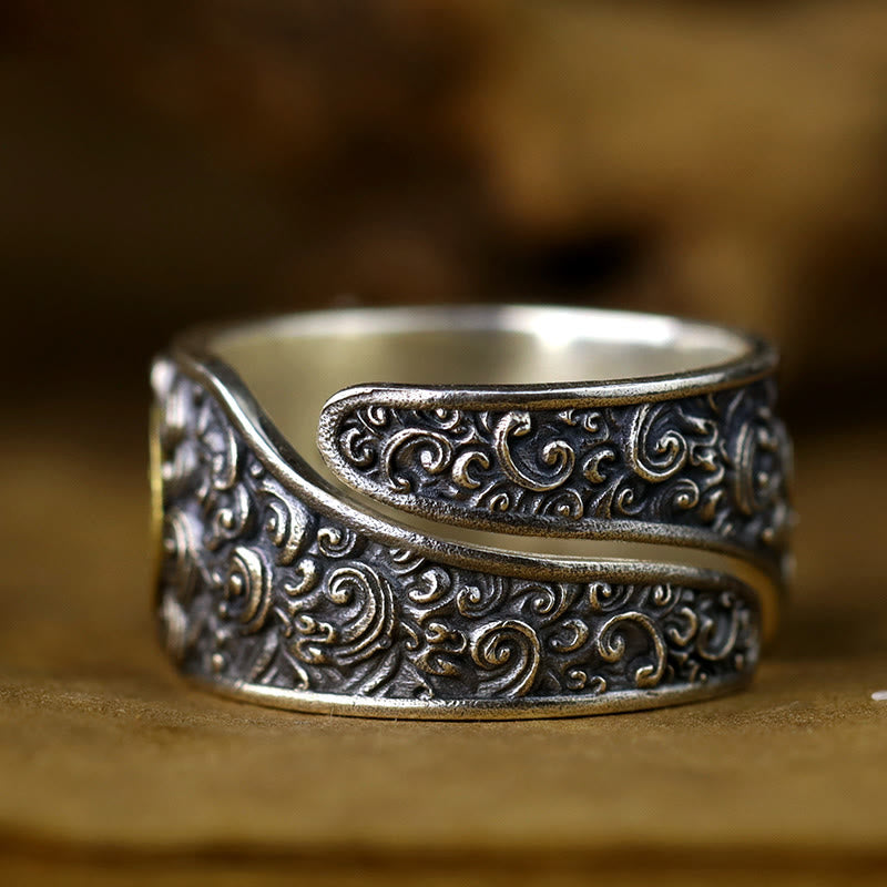 925 Sterling Silver Pixiu Feng Shui Wealth Ring