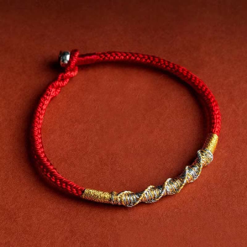 925 Sterling Silver Red String Protection Bracelet