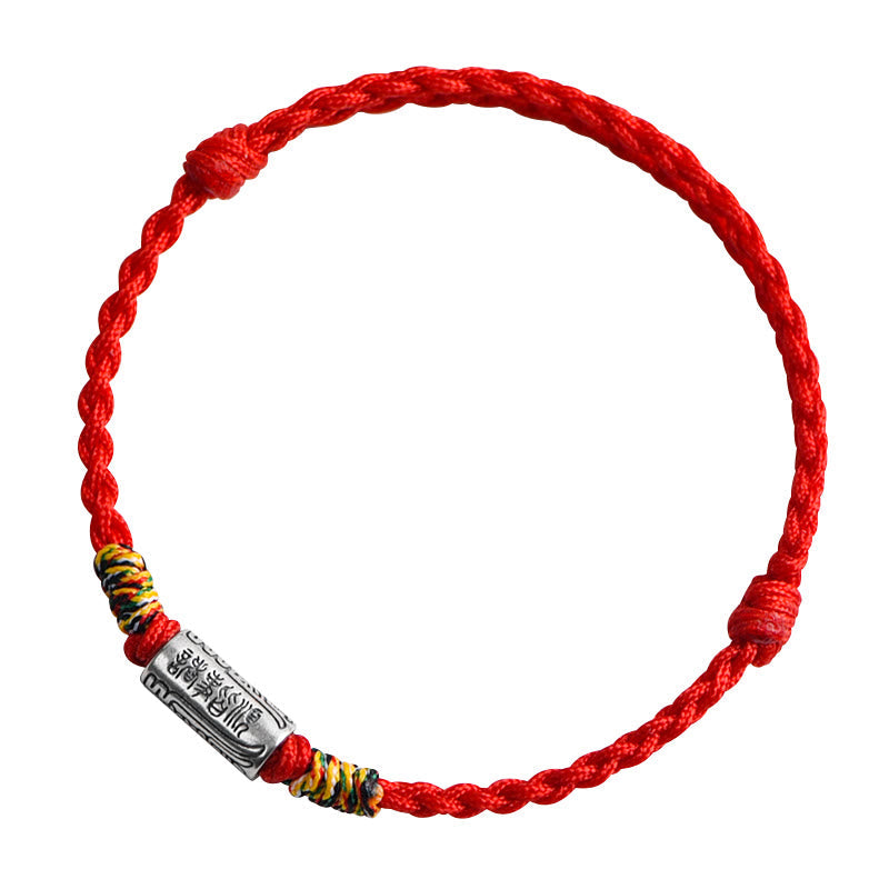 925 Sterling Silver Red String Protection Bracelet | Strength & Luck