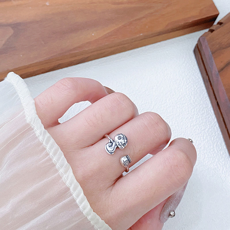 925 Sterling Silver Snake Balance Ring